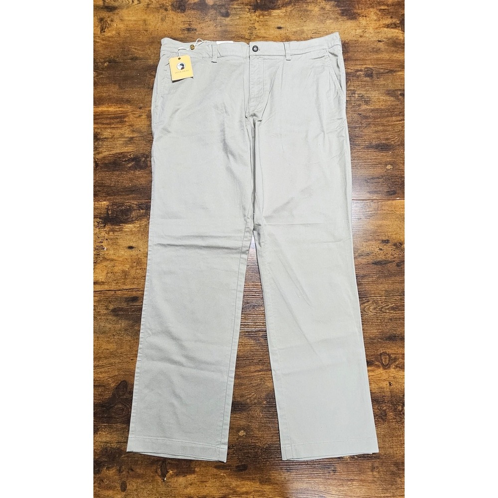 Duck Head Mens Gold School Chino Pants Khaki Tan Straight Leg 38x32 NWT
